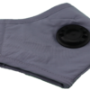 Washable PM2.5 Mask 5 pack Grey with 2 replaceable filters (each mask)