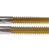 1/4"-16tpi Acme Tap set, Left and Right hand threads, TiN Coated