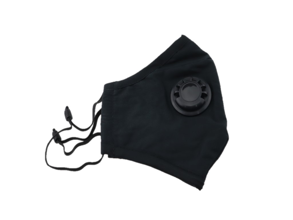 Washable PM2.5 Mask 10 pack black with 2 replaceable filters (each mask)