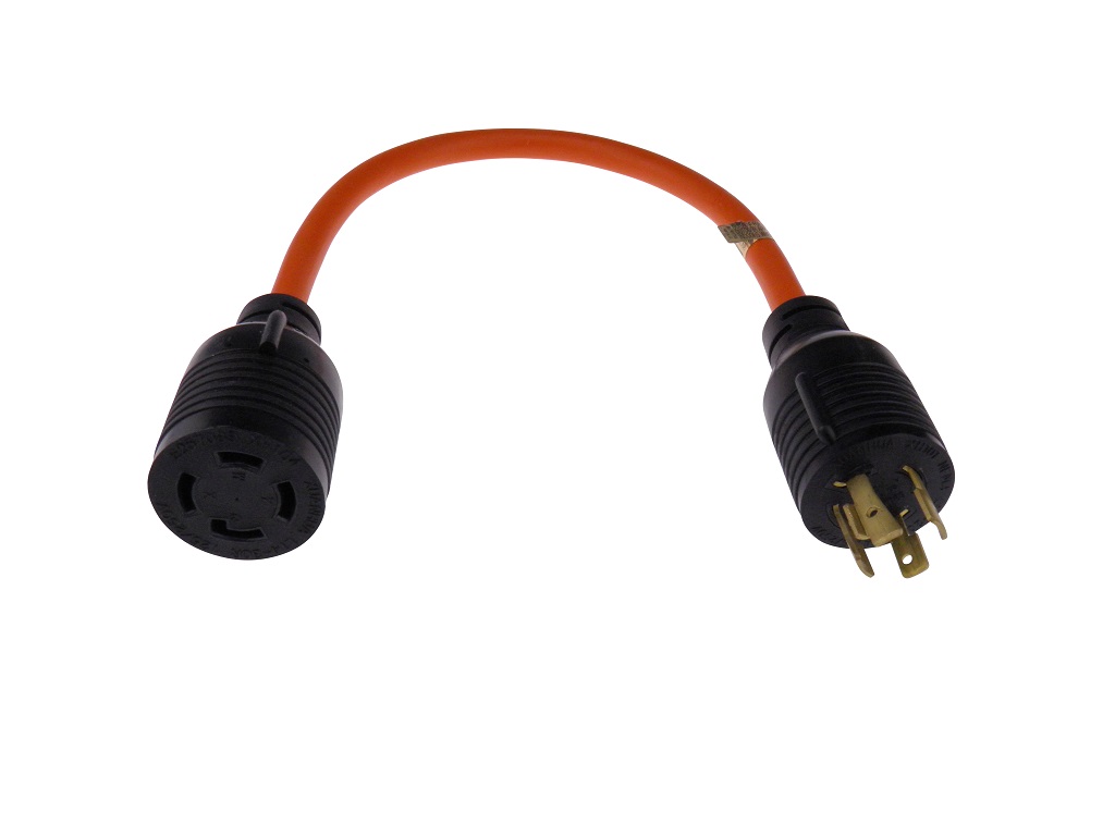 Nema L14-20p to L14-30R 18 inch locking Adapter